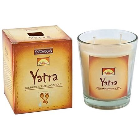 Parimal Yatra beeswax candle