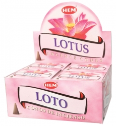 Hem Lotus cones 12 pkts