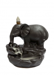 Backflow Elephant Brown 12cm - Click for more info