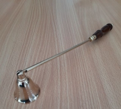 Candle Snuffer, metal & wood