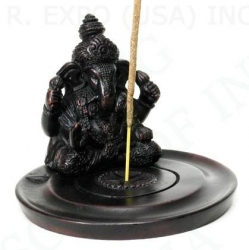 Resin incense burner, Ganesh
