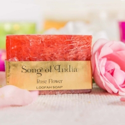 SOI Loofah soap, Rose