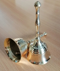 Brass Bells, smooth 12cm  (2)